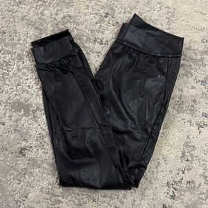 Commando Black Faux Leather Bottoms
